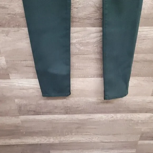 NEW Big Star Alex Skinny Jeans Size 25 Womens Dark Emerald Green Denim Mid Rise - Picture 7 of 16